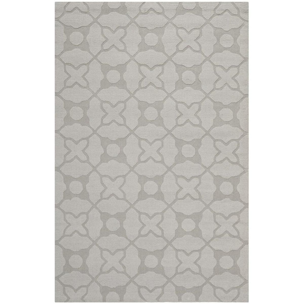 Safavieh Impressions Hand Loomed Rectangle RugSilver 5 x 8 ft. IM820A-5 - main